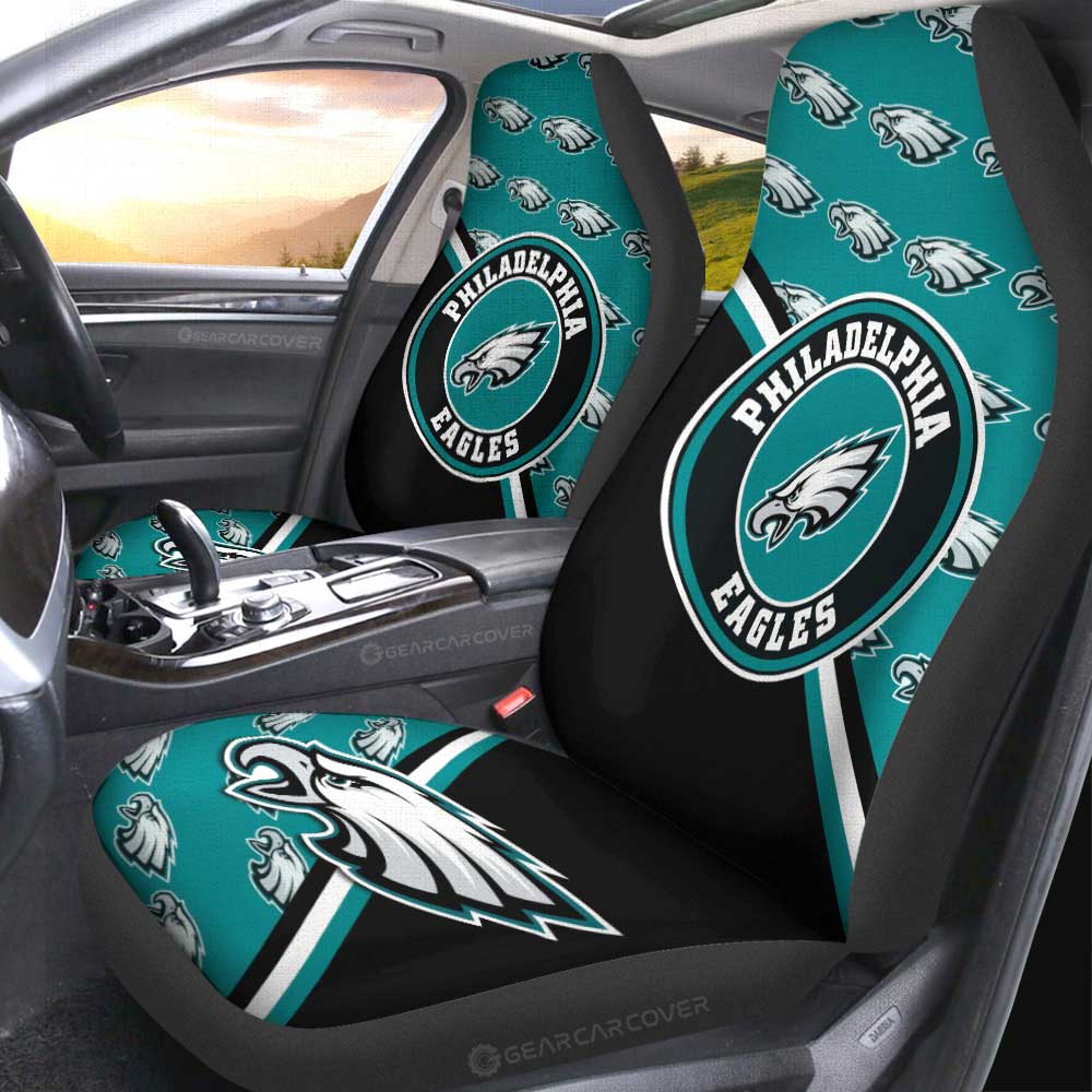 Philadelphia eagles deals car seat covers