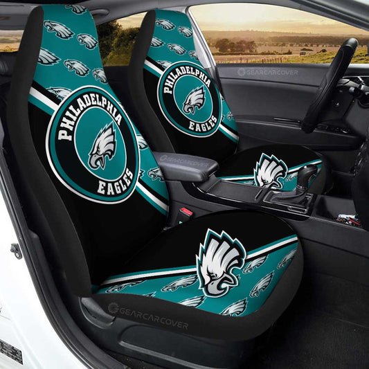 Philadelphia Eagles Car Seat Covers Custom Car Accessories For Fans - Gearcarcover - 1