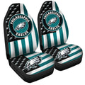 Philadelphia Eagles Car Seat Covers Custom US Flag Style - Gearcarcover - 3