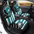 Philadelphia Eagles Car Seat Covers Custom US Flag Style - Gearcarcover - 1