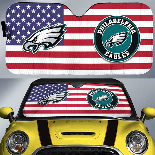 Philadelphia Eagles Car Sunshade Custom Car Decor Accessories - Gearcarcover - 1