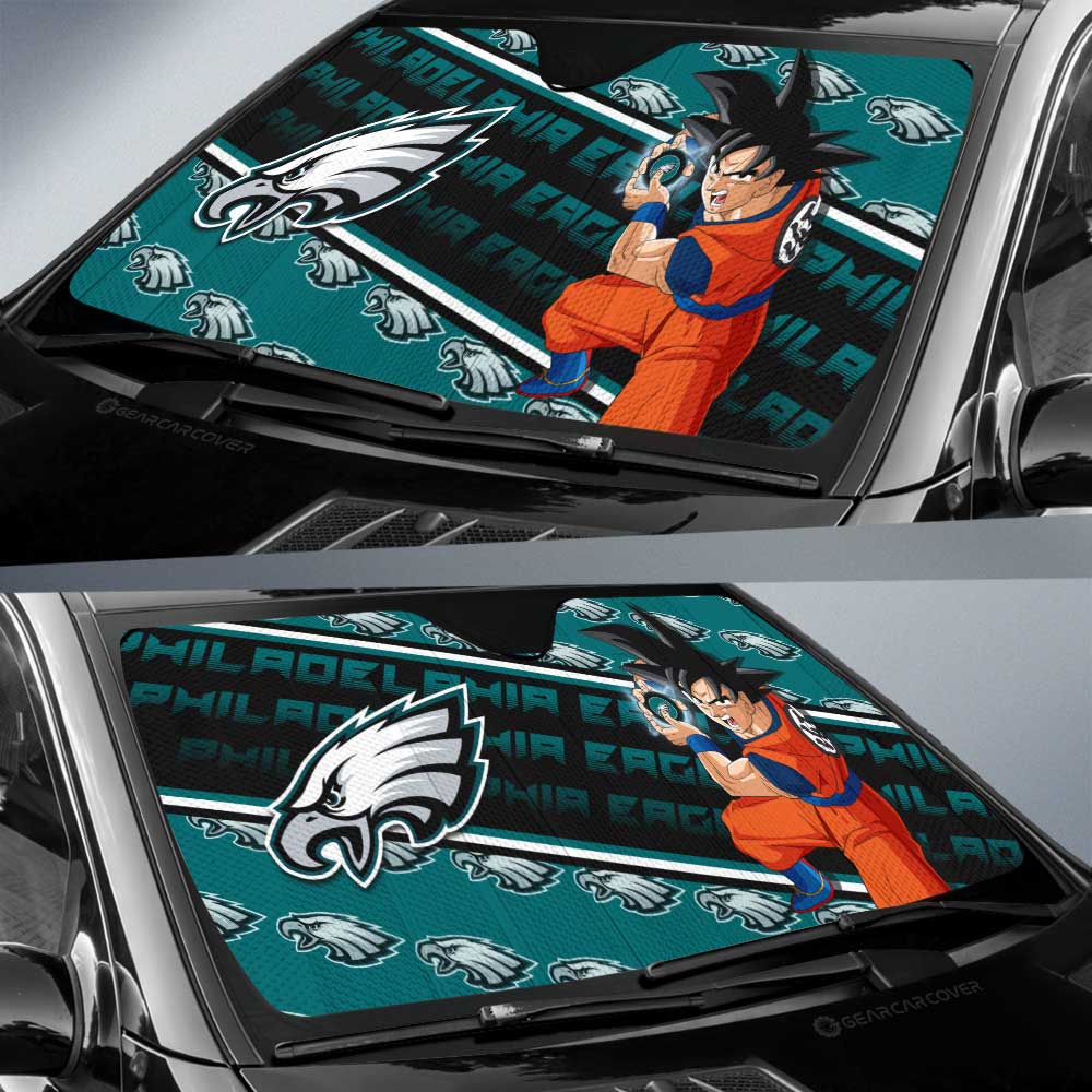 Philadelphia Eagles Car Sunshade Custom Car Decorations For Fans - Gearcarcover - 2