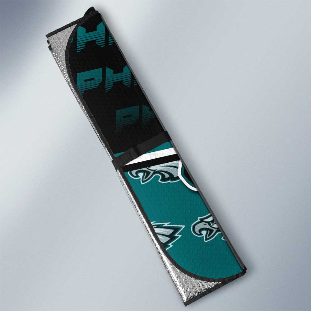 Philadelphia Eagles Car Sunshade Custom Car Decorations For Fans - Gearcarcover - 3
