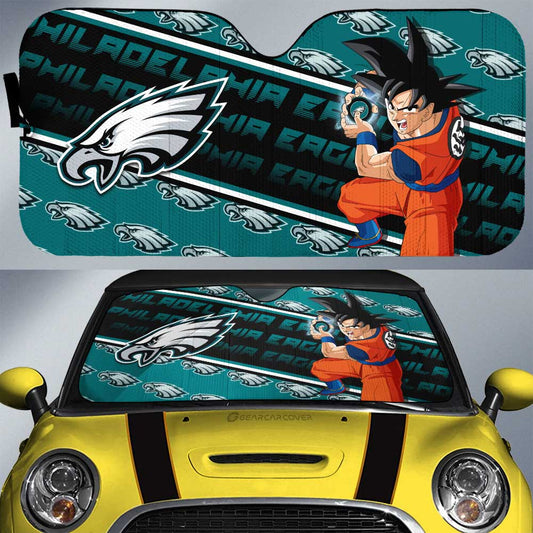 Philadelphia Eagles Car Sunshade Custom Car Decorations For Fans - Gearcarcover - 1
