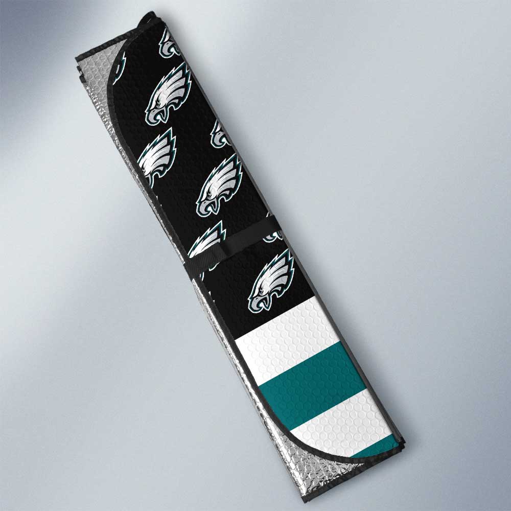 Philadelphia Eagles Car Sunshade Custom US Flag Style - Gearcarcover - 3