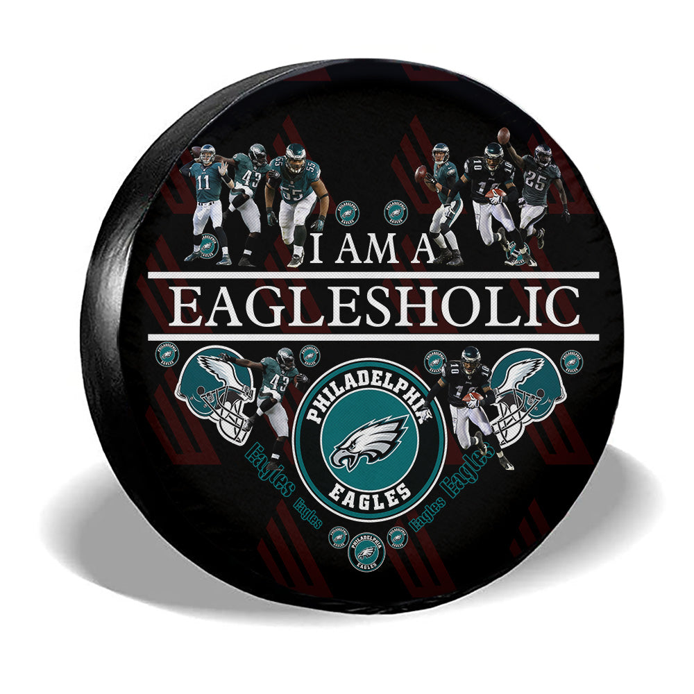 Philadelphia Eagles Spare Tire Cover Custom For Holic Fans - Gearcarcover - 3