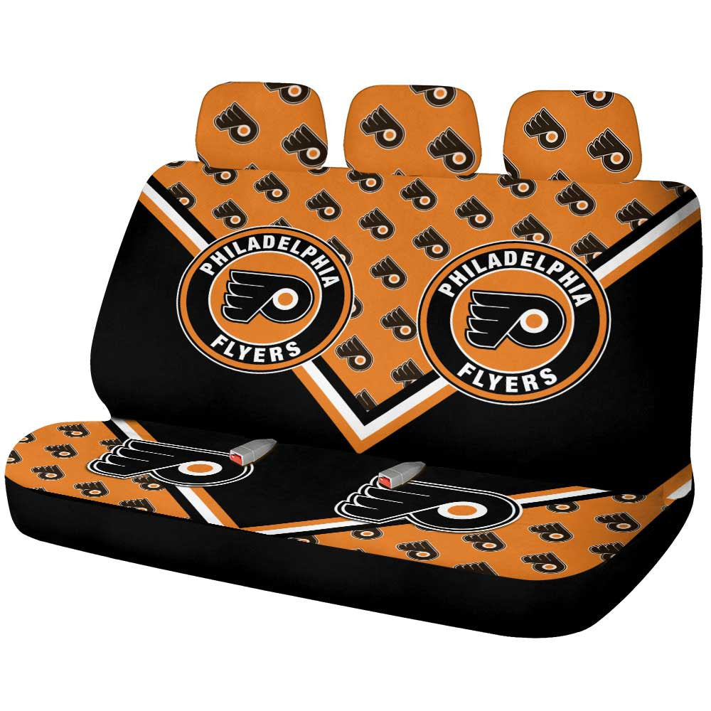Philadelphia Flyers Car Back Seat Cover Custom Car Accessories For Fans - Gearcarcover - 1