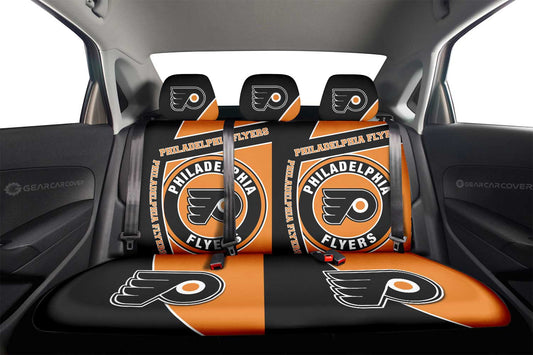Philadelphia Flyers Car Back Seat Cover Custom Car Decorations For Fans - Gearcarcover - 2