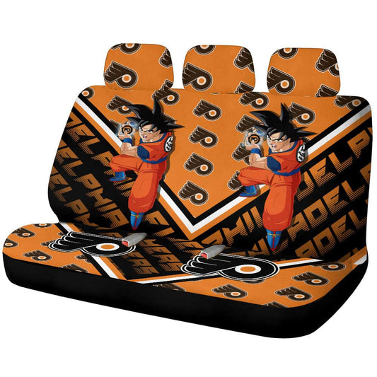 Philadelphia Flyers Car Back Seat Cover Custom Car Decorations For Fans - Gearcarcover - 1