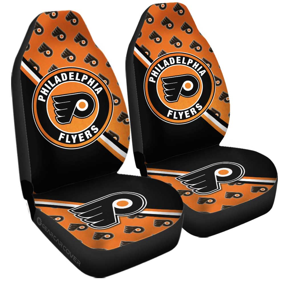 Philadelphia Flyers Car Seat Covers Custom Car Accessories For Fans - Gearcarcover - 3