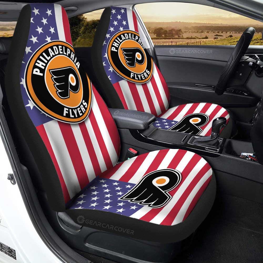 Philadelphia Flyers Car Seat Covers Custom Car Decor Accessories - Gearcarcover - 1