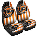 Philadelphia Flyers Car Seat Covers Custom US Flag Style - Gearcarcover - 3