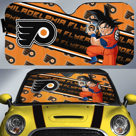Philadelphia Flyers Car Sunshade Custom Car Decorations For Fans - Gearcarcover - 1