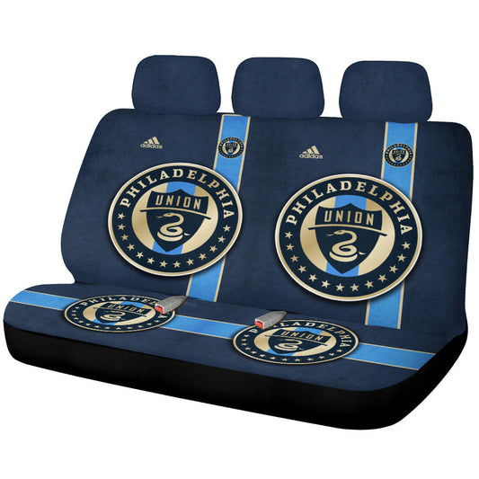 Philadelphia Union Car Back Seat Covers Custom Car Accessories For Fans - Gearcarcover - 2