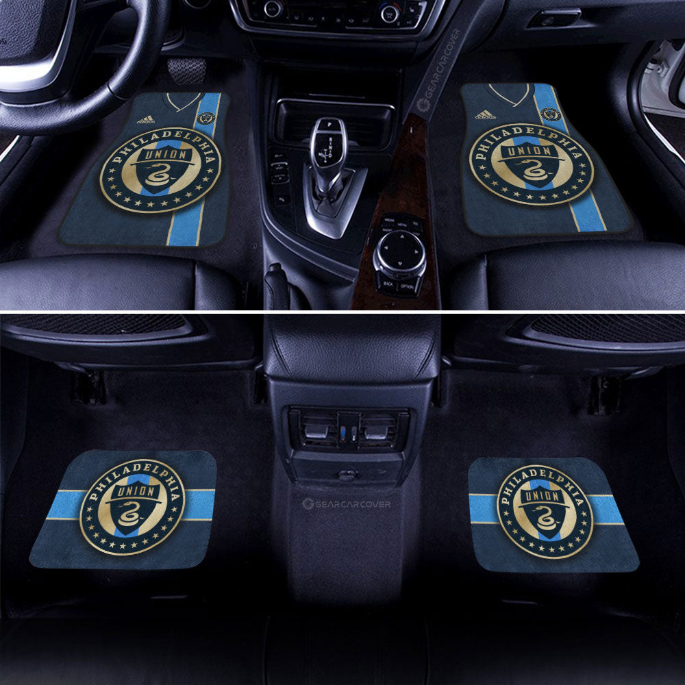 Philadelphia Union Car Floor Mats Custom Car Accessories For Fans - Gearcarcover - 2