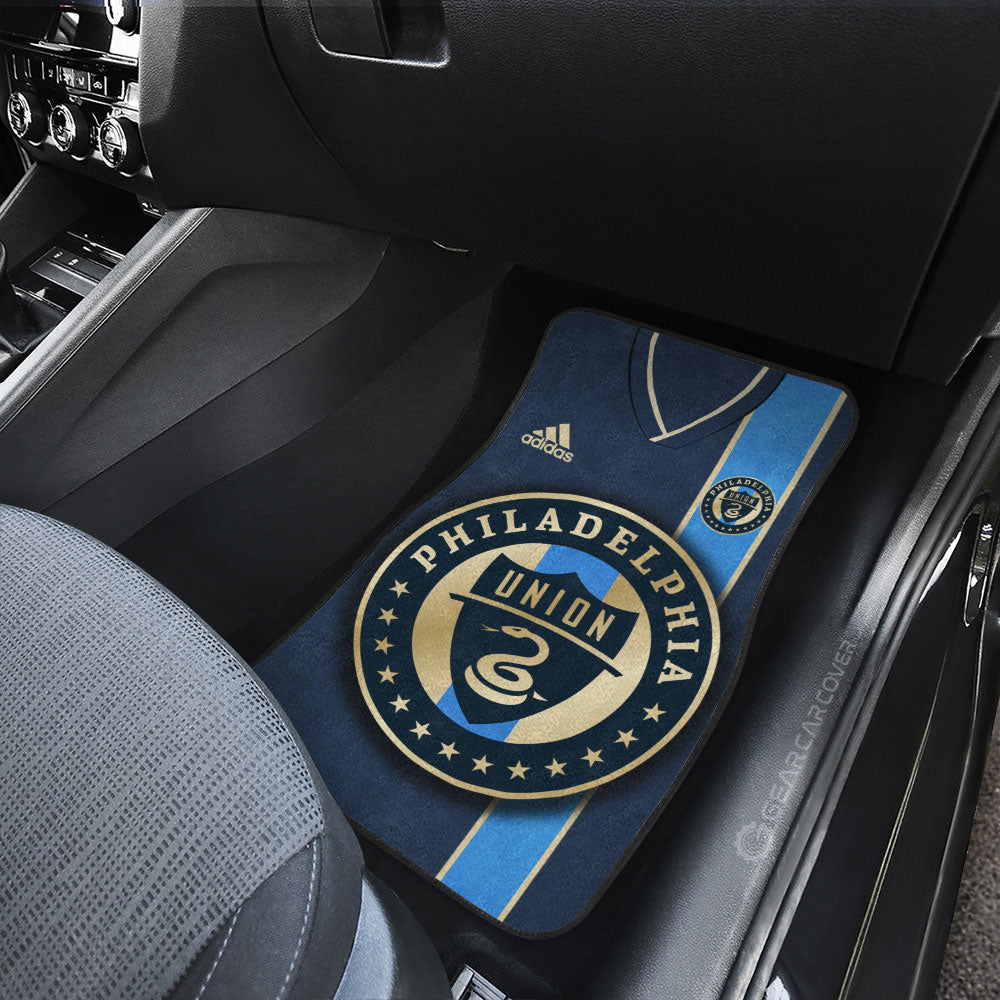 Philadelphia Union Car Floor Mats Custom Car Accessories For Fans - Gearcarcover - 3