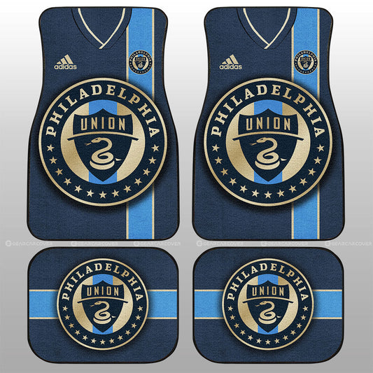 Philadelphia Union Car Floor Mats Custom Car Accessories For Fans - Gearcarcover - 1