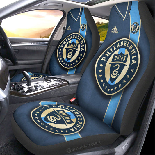 Philadelphia Union Car Seat Covers Custom Car Accessories For Fans - Gearcarcover - 1