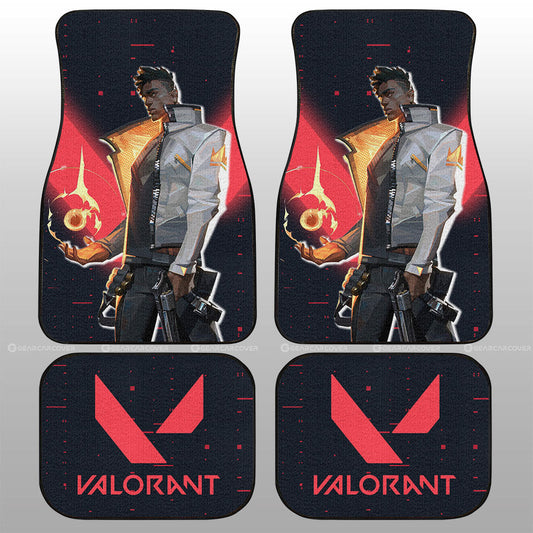 Phoenix Car Floor Mats Custom Valorant Agent - Gearcarcover - 1