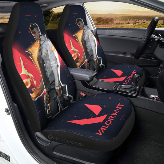 Phoenix Car Seat Covers Custom Valorant Agent - Gearcarcover - 2