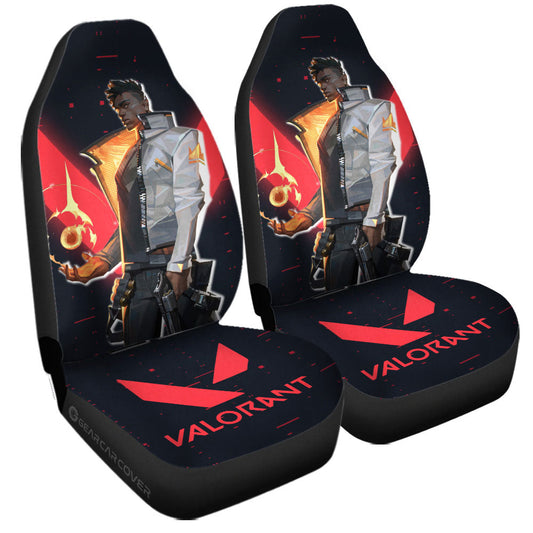 Phoenix Car Seat Covers Custom Valorant Agent - Gearcarcover - 1