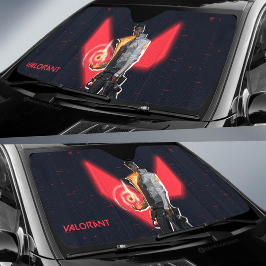 Phoenix Car Sunshade Custom Valorant Agent - Gearcarcover - 2