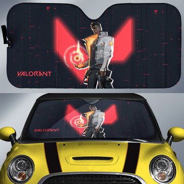 Phoenix Car Sunshade Custom Valorant Agent - Gearcarcover - 1