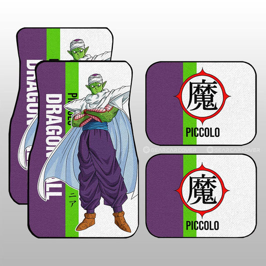 Piccolo Car Floor Mats Custom Dragon Ball Car Accessories For Anime Fans - Gearcarcover - 1