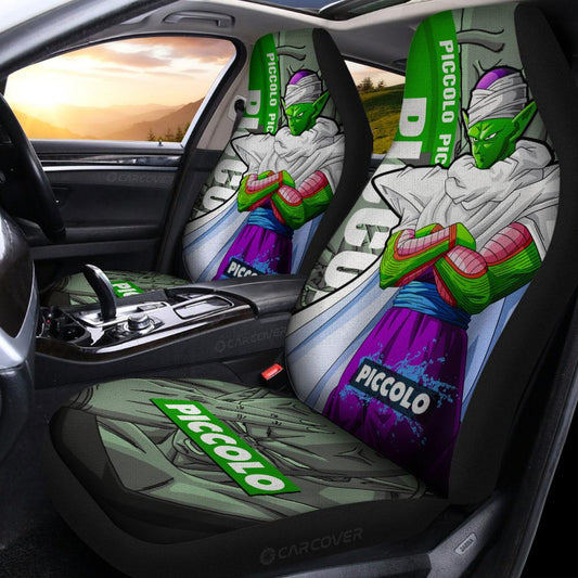 Piccolo Car Seat Covers Custom Dragon Ball Anime Car Accessories - Gearcarcover - 2