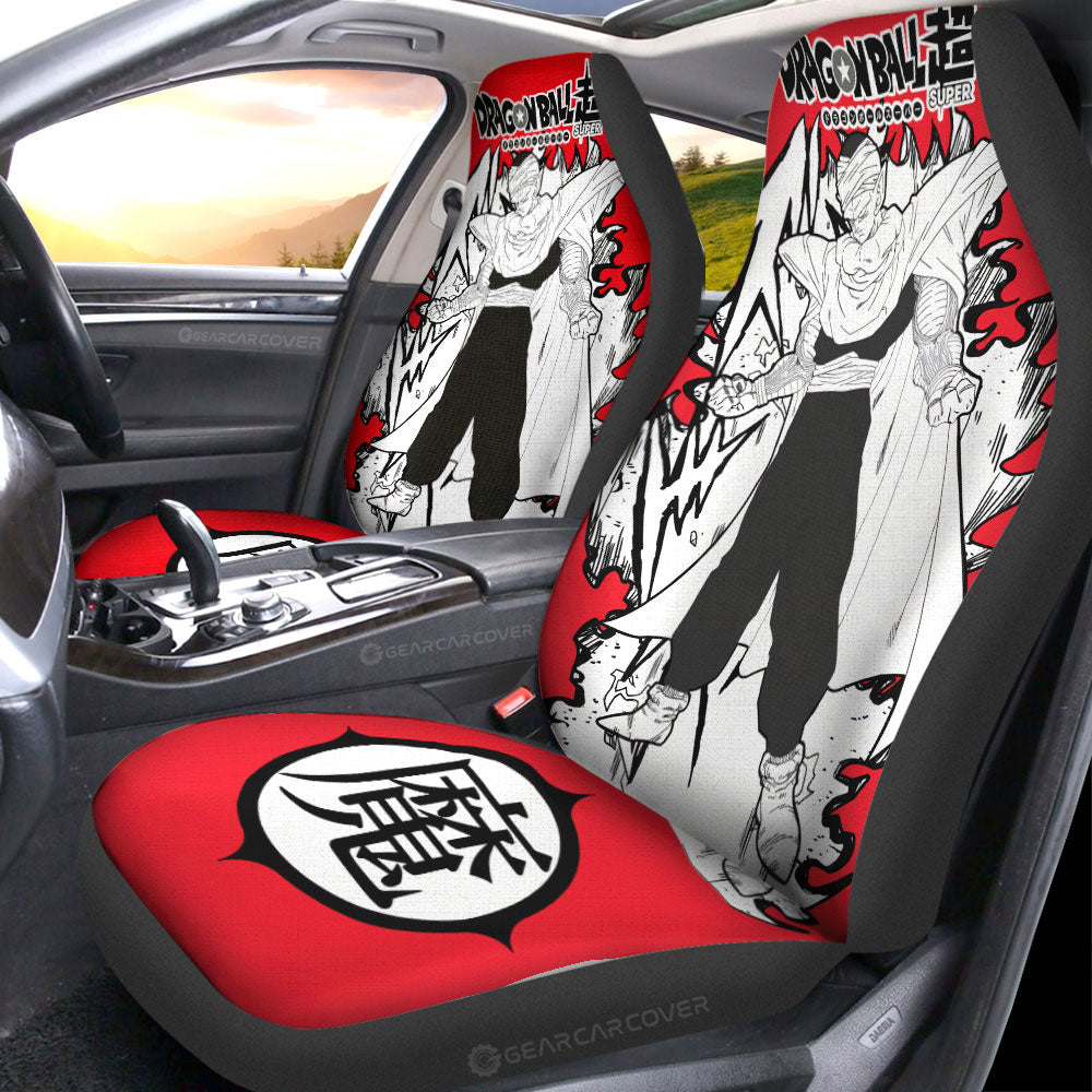 Piccolo Car Seat Covers Custom Dragon Ball Anime Car Accessories Manga Style For Fans - Gearcarcover - 2