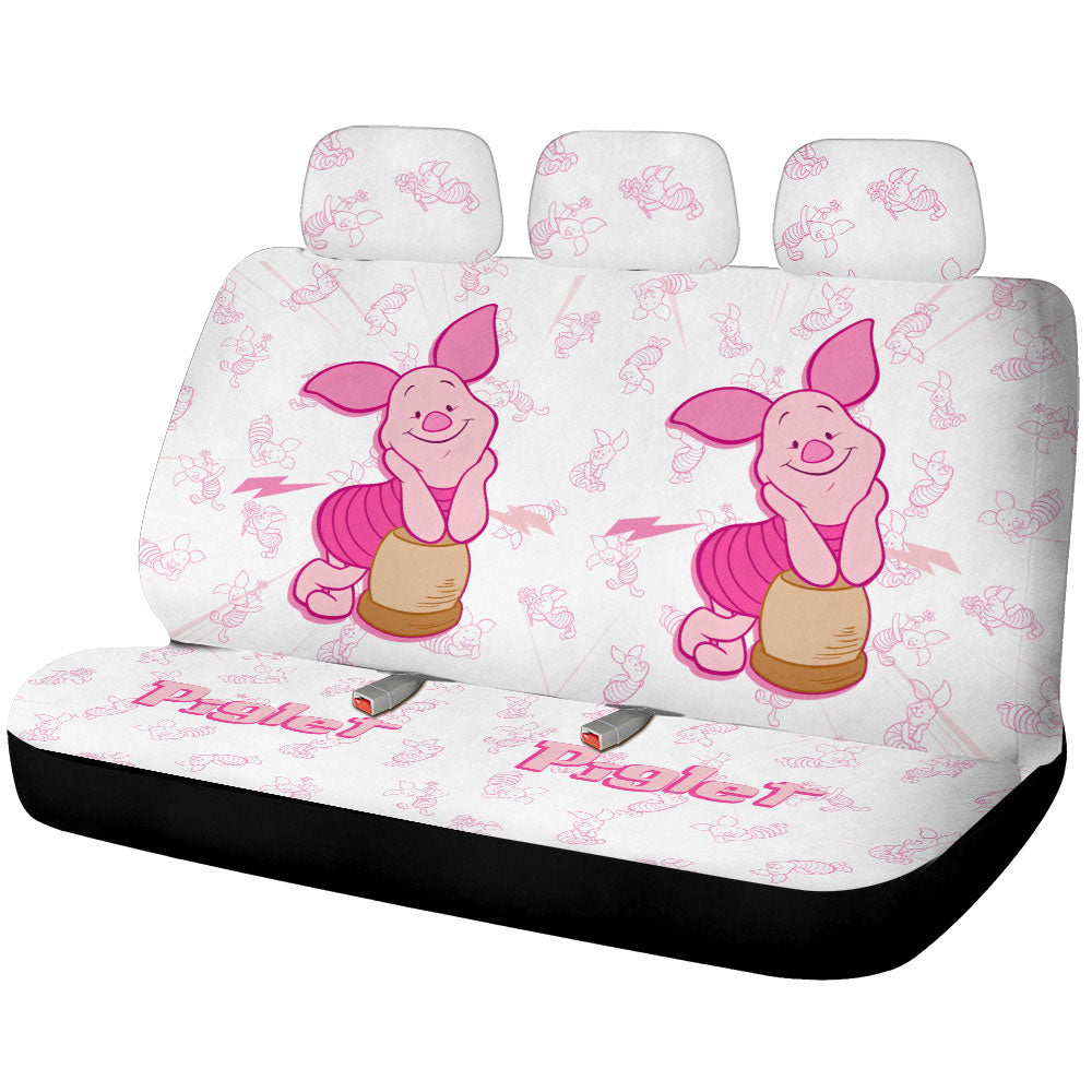Piglet Car Back Seat Cover Custom Cartoon Car Accessories - Gearcarcover - 1