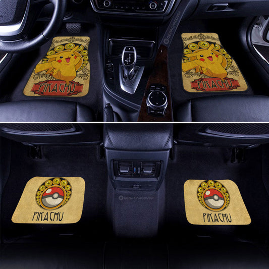 Pikachu Car Floor Mats Custom Car Interior Accessories - Gearcarcover - 2