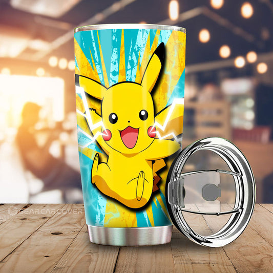 Pikachu Tumbler Cup Custom Car Interior Accessories - Gearcarcover - 1