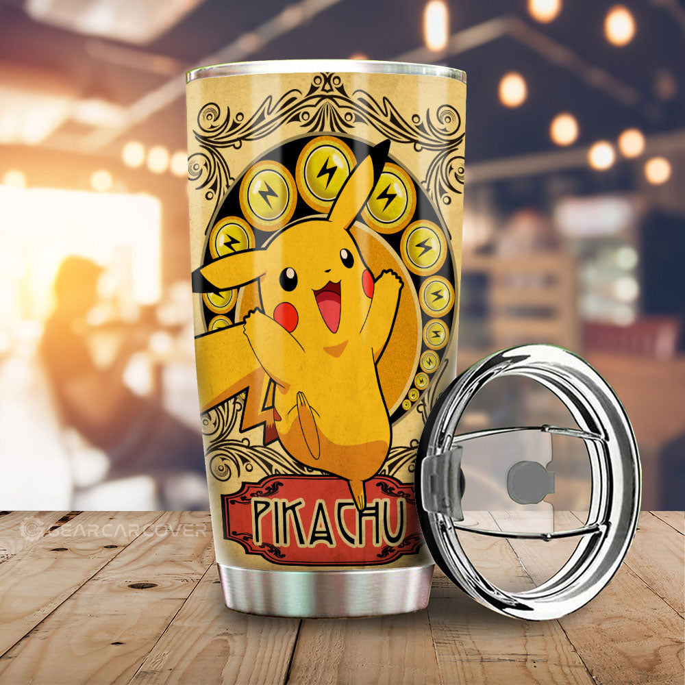 Pikachu Tumbler Cup Custom Car Interior Accessories - Gearcarcover - 1