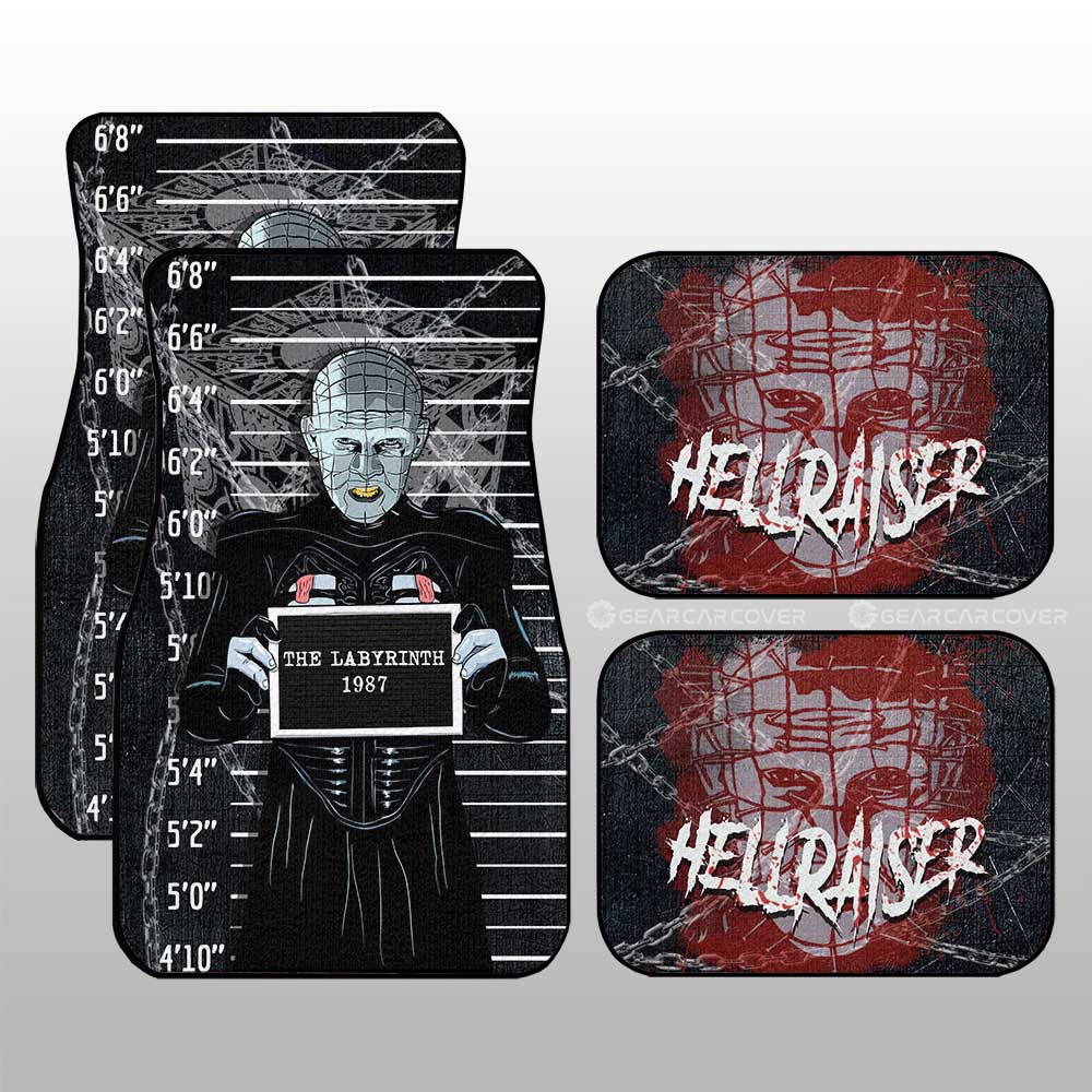 Pinhead from Hellraiser Car Floor Mats Custom Horro Characters Car Accessories - Gearcarcover - 3