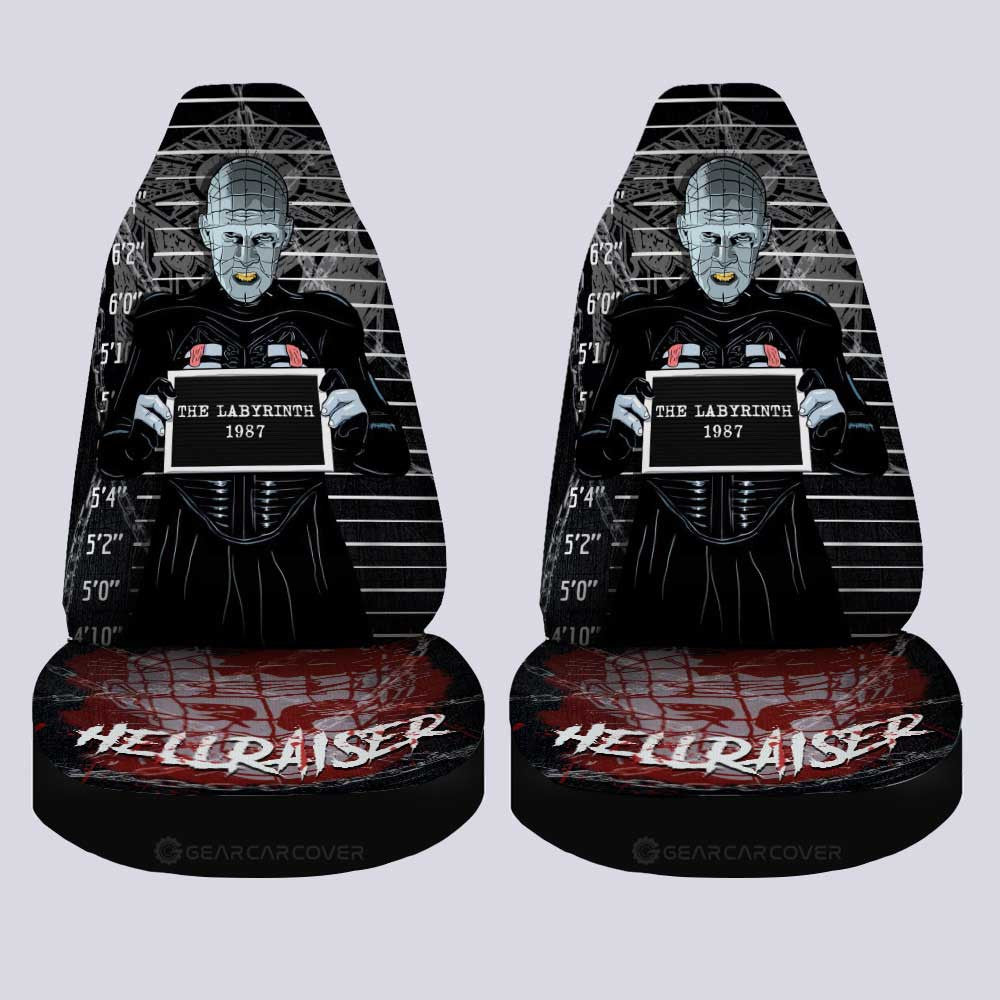 Pinhead from Hellraiser Car Seat Covers Custom Horror Characters Car A