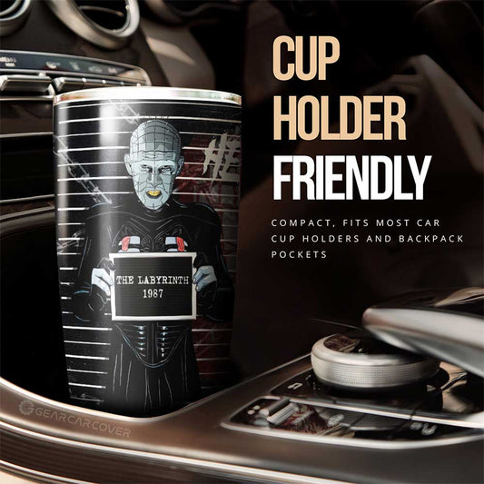 Pinhead from Hellraiser Tumbler Cup Custom Horror Characters Car Interior Accessories - Gearcarcover - 2