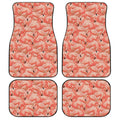 Pink Flamingo Car Floor Mats Custom Flamingo Car Accessories Gift Idea - Gearcarcover - 1