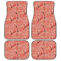 Pink Flamingo Car Floor Mats Custom Pink Flamingo Car Accessories - Gearcarcover - 1