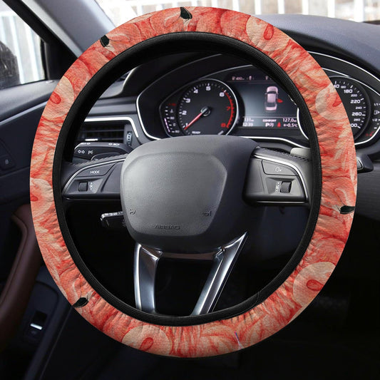 Pink Flamingo Steering Wheel Covers Custom Pink Car Accessories - Gearcarcover - 2