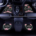 Pink Flowers Car Floor Mats Custom Personalized Name Car Accessories - Gearcarcover - 2