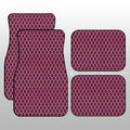Pink Pattern Car Floor Mats Custom Honeycomb Background Car Accessories - Gearcarcover - 3