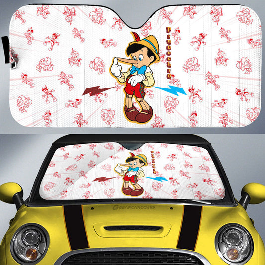 Pinocchio Car Sunshade Custom Cartoon Car Accessories - Gearcarcover - 1
