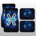Pisces Car Floor Mats Custom Name Zodiac Car Accessories - Gearcarcover - 3