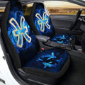 Pisces Car Seat Covers Custom Name Zodiac Car Accessories - Gearcarcover - 3