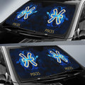 Pisces Car Sunshade Custom Zodiac Car Interior Accessories - Gearcarcover - 3