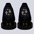 Pisces Colorful Car Seat Covers Custom Zodiac Car Accessories - Gearcarcover - 2