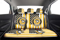 Pittsburgh Penguins Car Back Seat Cover Custom US Flag Style - Gearcarcover - 2