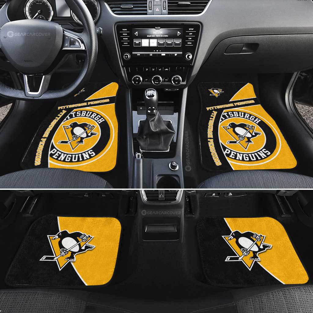 Pittsburgh Penguins Car Floor Mats Custom Car Accessories For Fans - Gearcarcover - 3