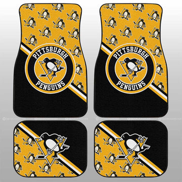 Pittsburgh Penguins Car Floor Mats Custom Car Accessories For Fans - Gearcarcover - 1
